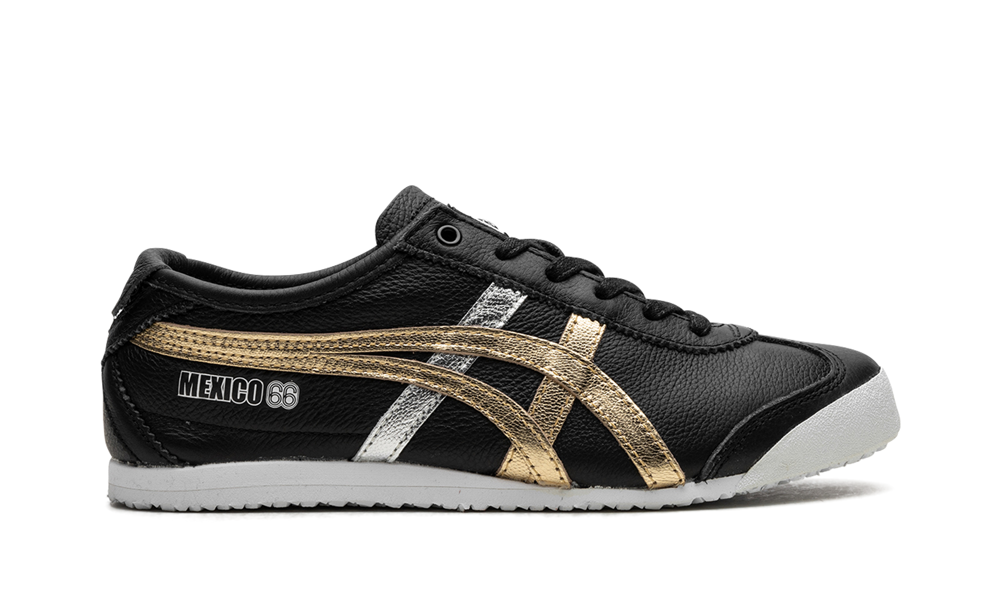 Onitsuka Tiger Mexico 66 Black Gold Silver D5V2L 9094