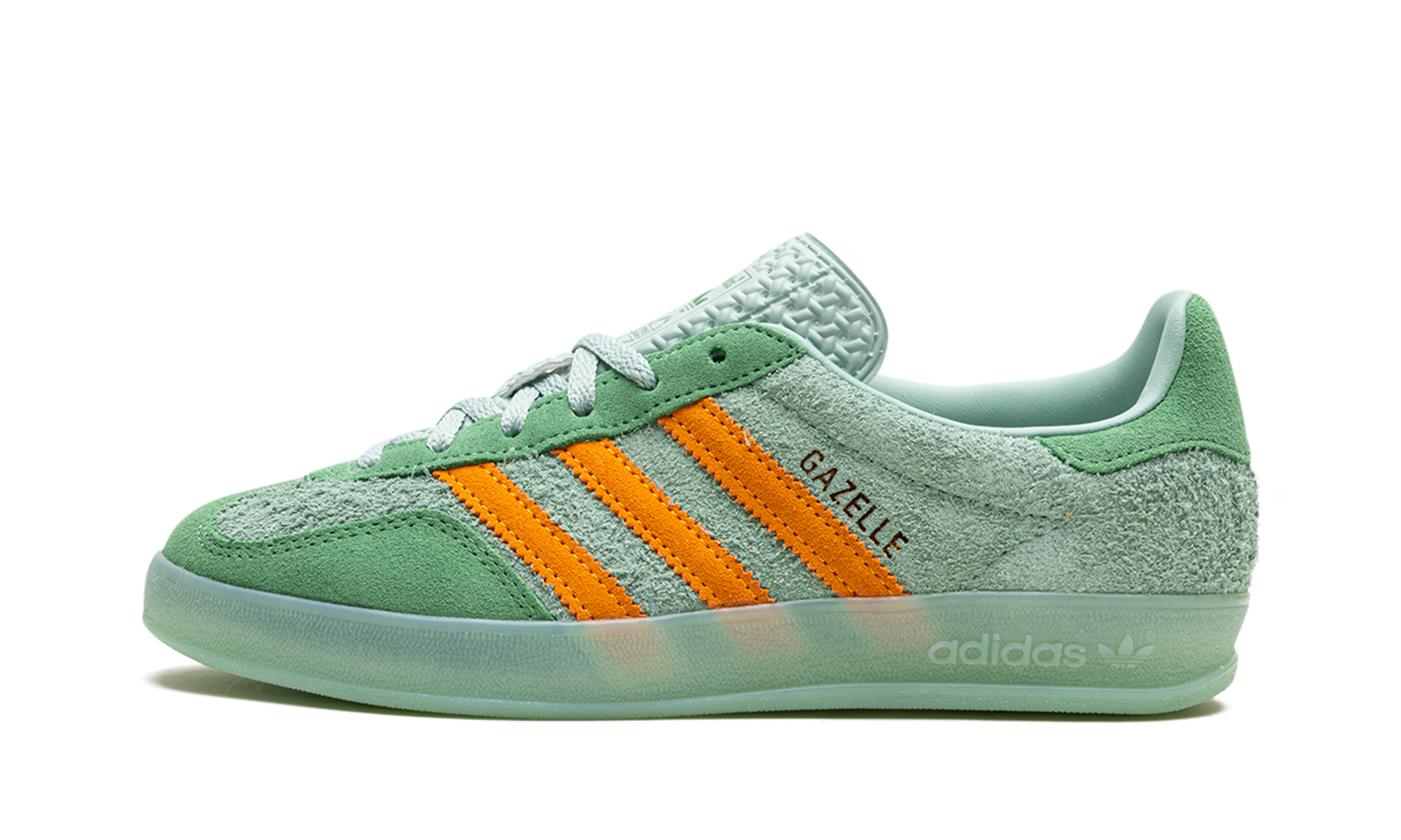 Adidas Gazelle Indoor WMNS Hazy Green Crew Yellow IG6783