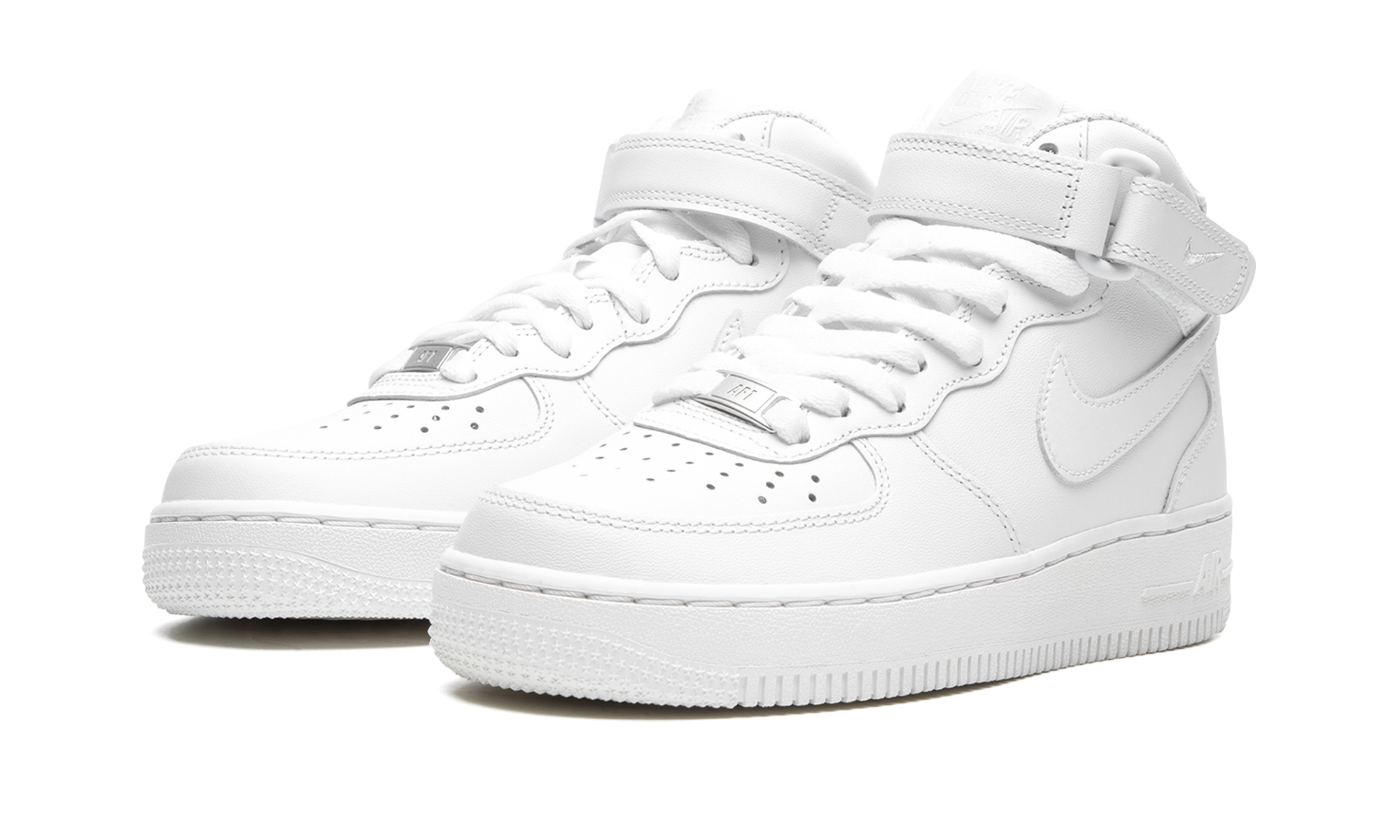Nike AIR FORCE 1 '07 MID MNS WMNS Triple White DD9625 100