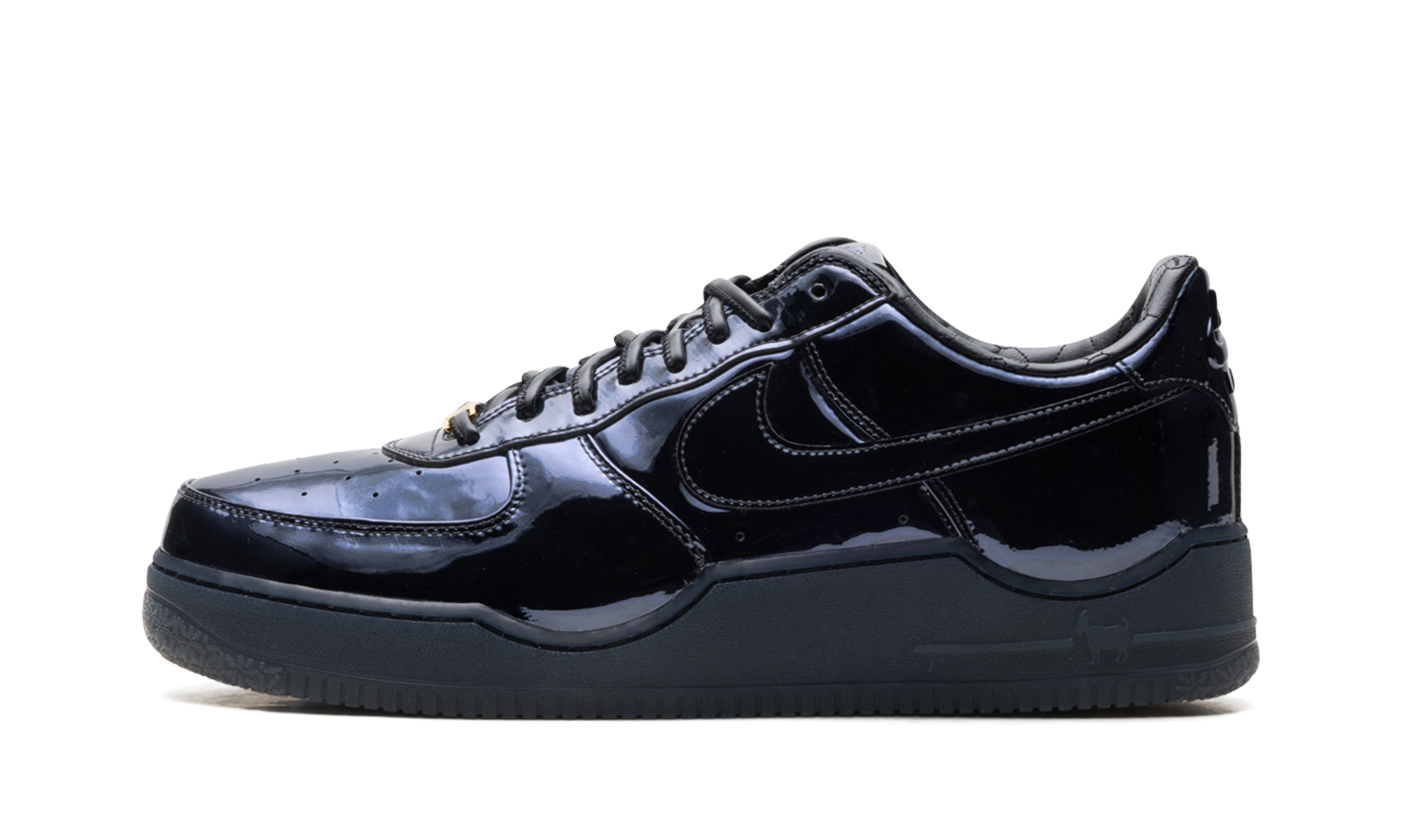 Nike Air Force 1 Low LeBron James Black Patent IO6129 001