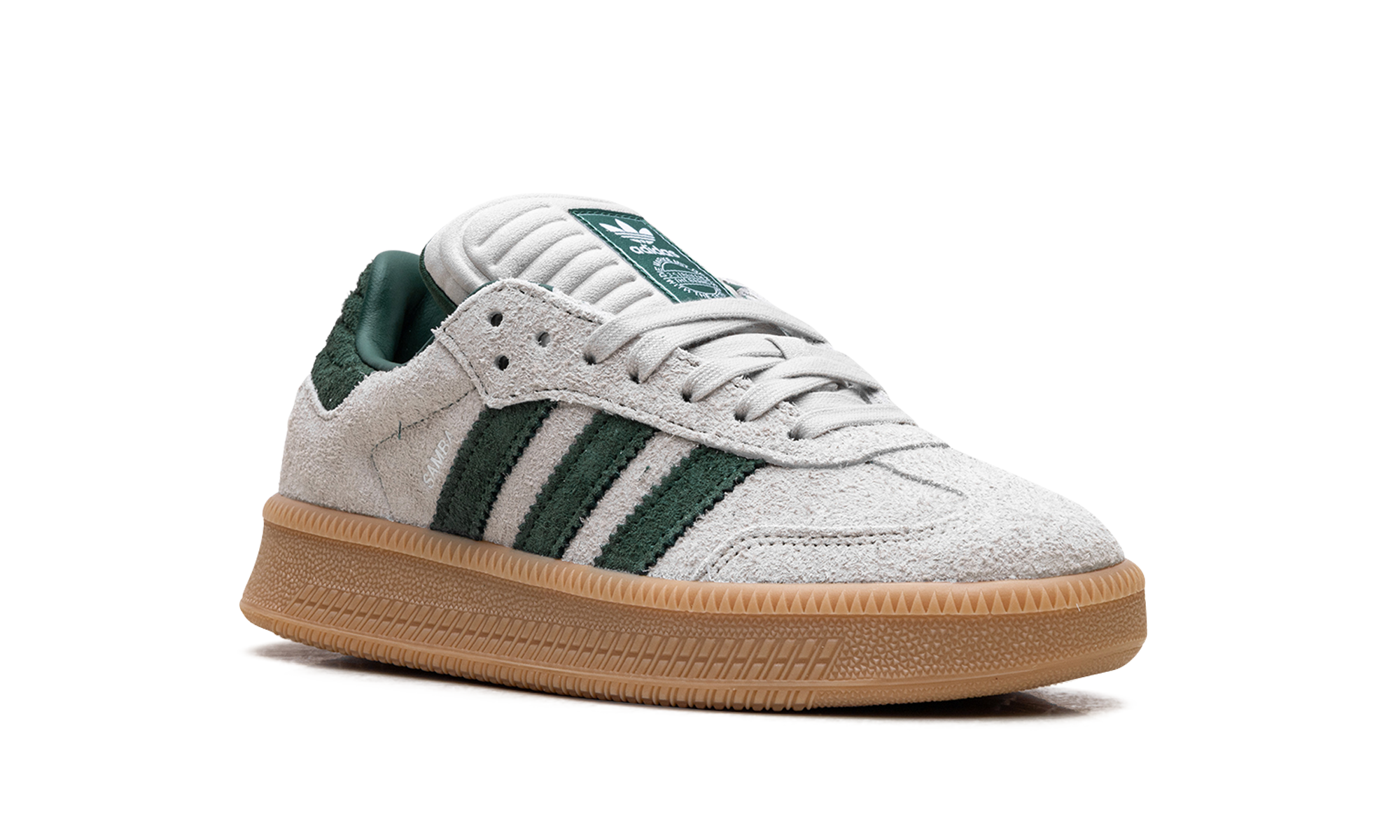 Adidas Samba XLG Putty Grey Collegiate Green JI3197
