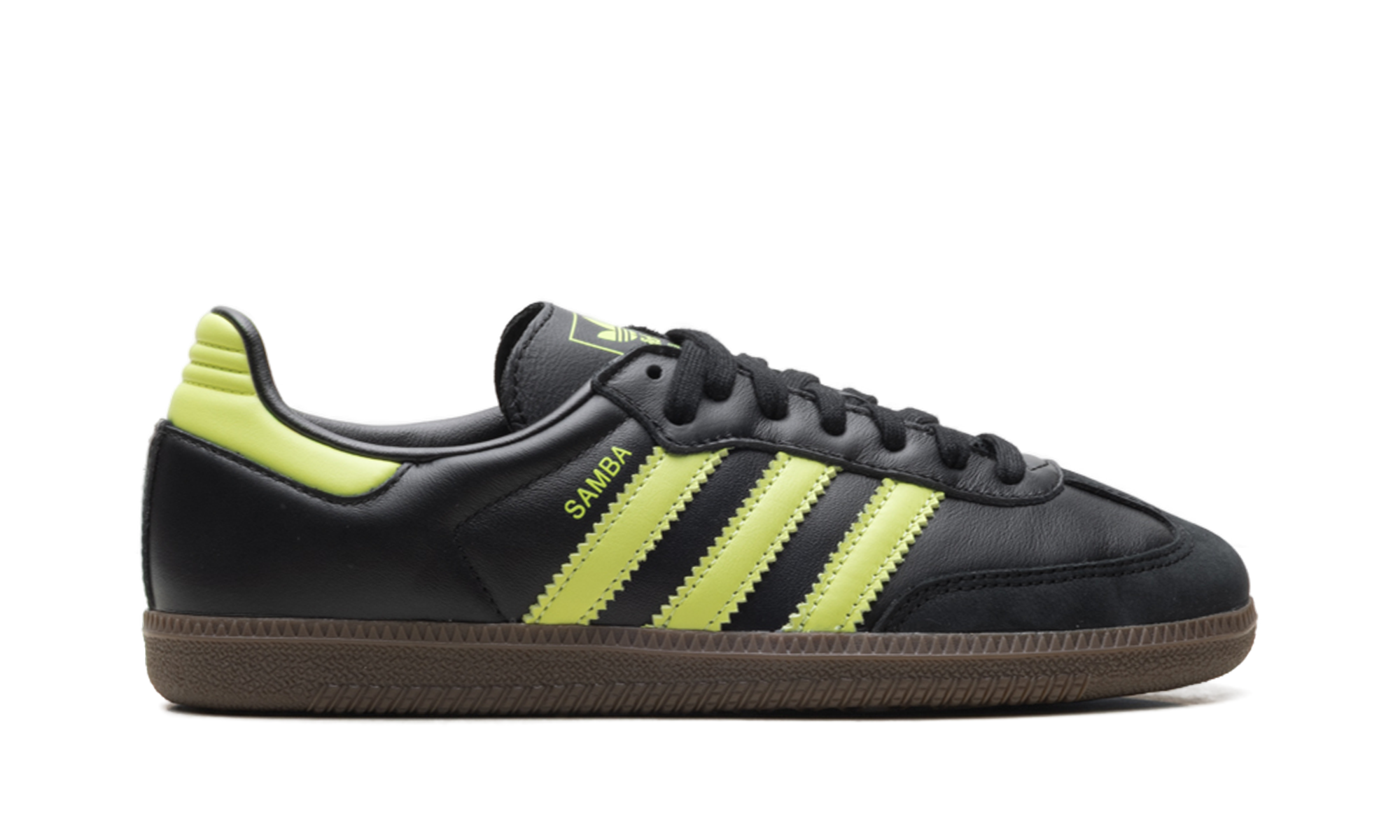 Adidas Samba OG WMNS Black Pulse Lime JS1387