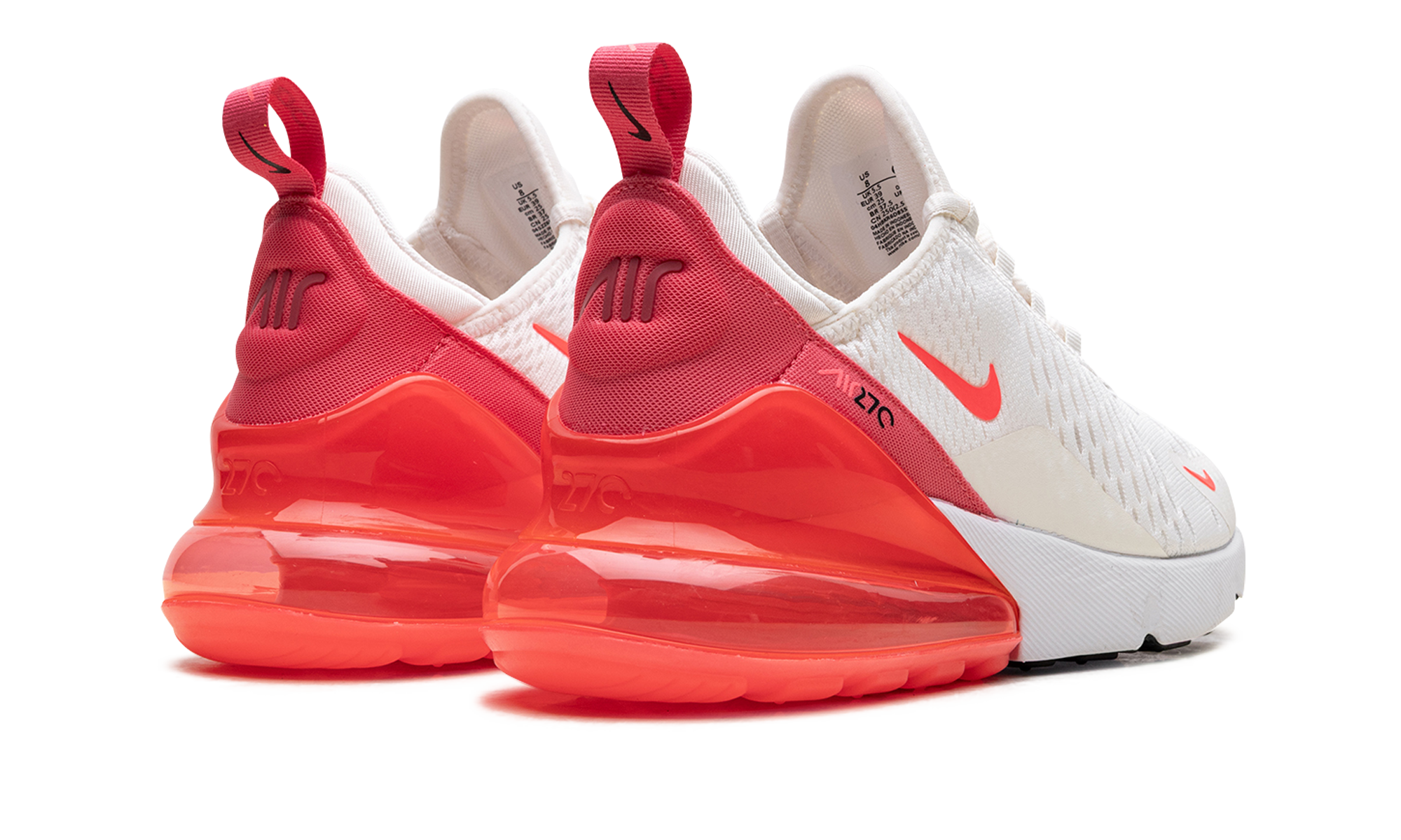Nike AIR MAX 270 WMNS Sail Aster Pink White Hot Punch AH6789 122