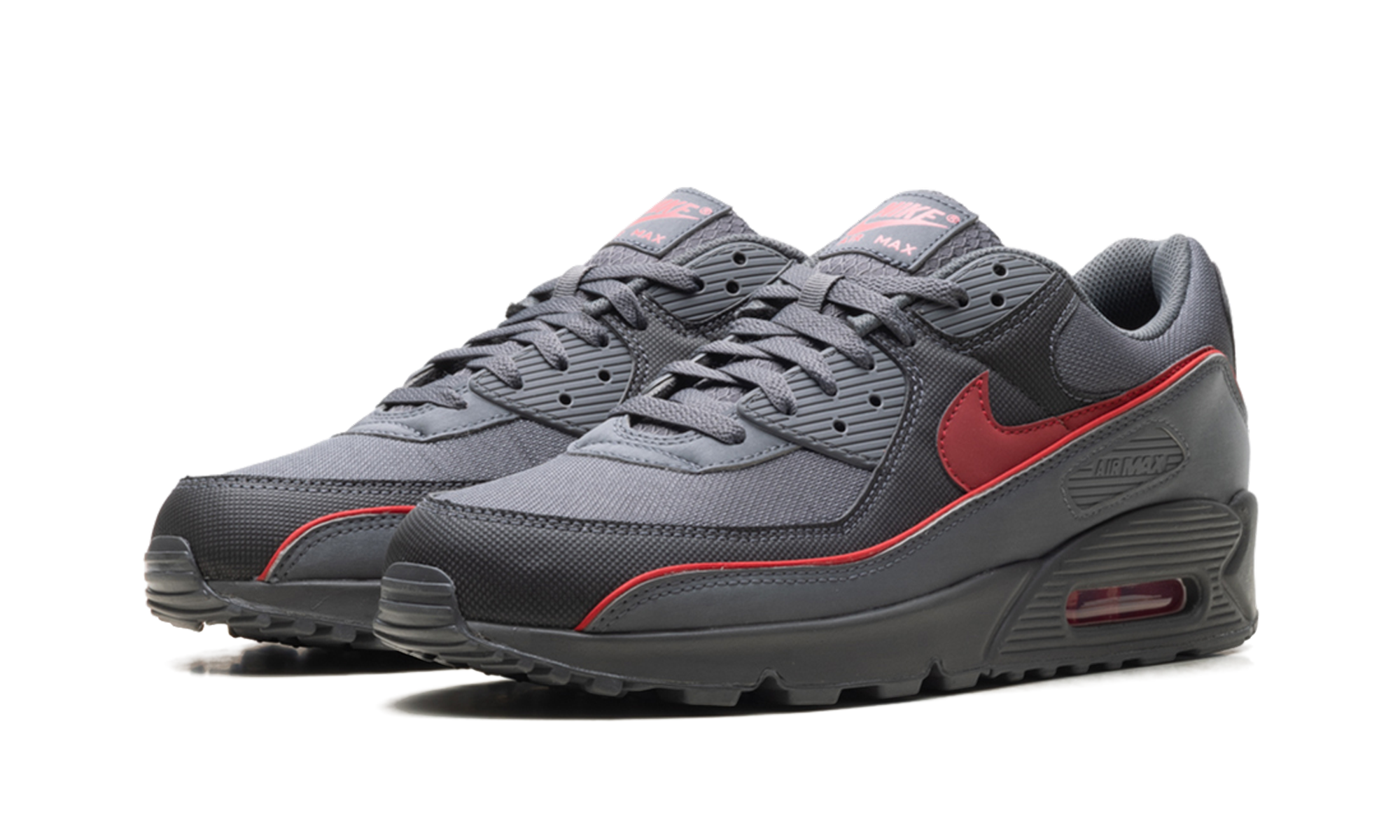 Nike Air Max 90 Premium Iron Grey University Red HV4517 001