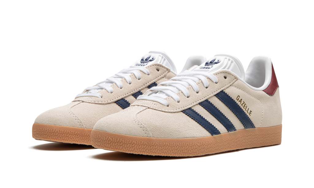 Adidas Gazelle Off White / Dark Blue / Gum IE0546