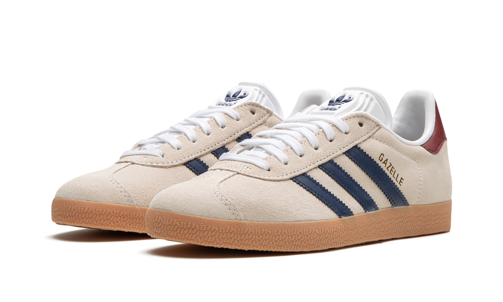 Adidas Gazelle Off White / Dark Blue / Gum IE0546