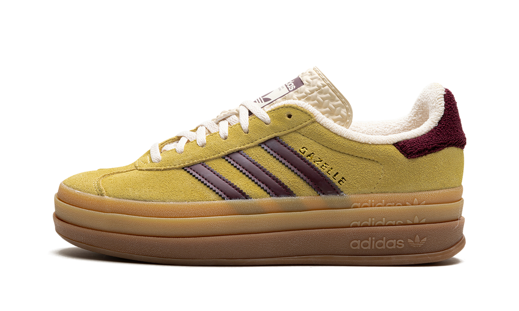 Adidas Gazelle Bold Platform WMNS Yellow Burgundy IF5937
