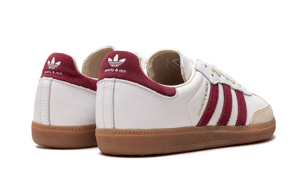 Adidas Samba OG Sporty & Rich - White Core Burgundy IF5660