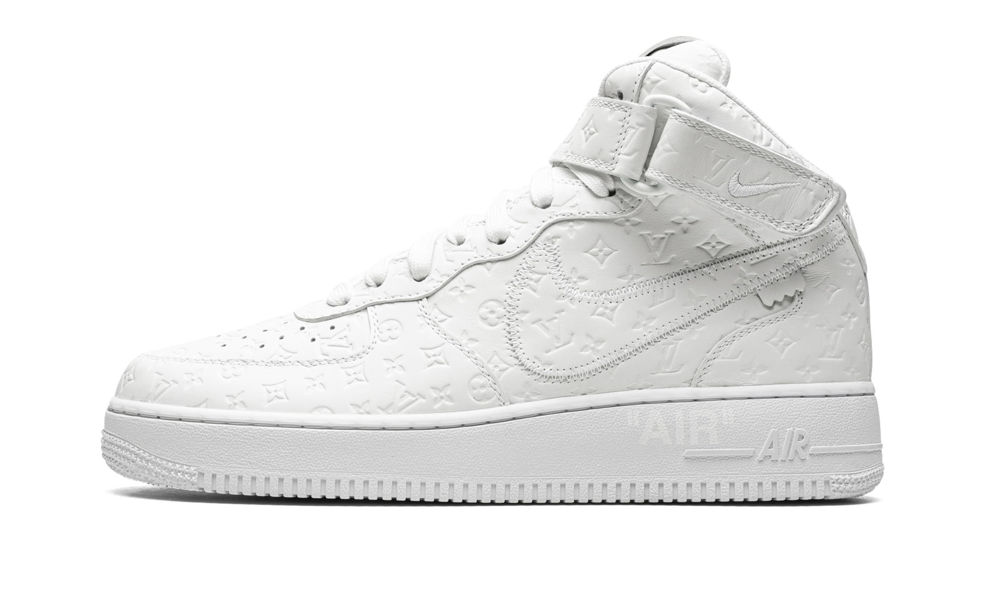Nike Louis Vuitton Air Force 1 Mid Virgil Abloh - White/White 1A9V90