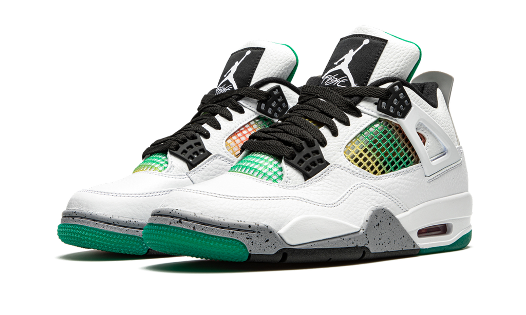 Air Jordan 4 Retro WMNS Rasta - Lucid Green AQ9129 100