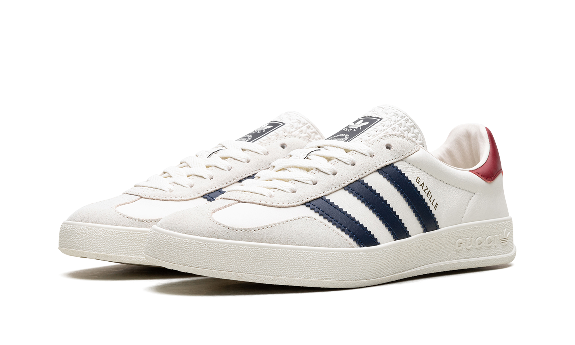Adidas Gucci Gazelle White/Red 707847 UTT10 9060