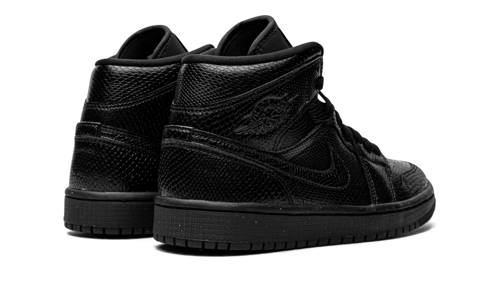 AIR JORDAN 1 MID WMNS Black Snakeskin BQ6472 010