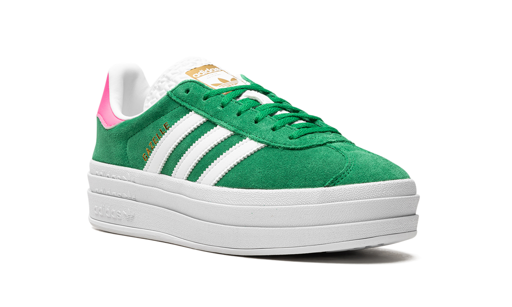 Adidas Gazelle Bold WMNS Green Lucid Pink IG3136