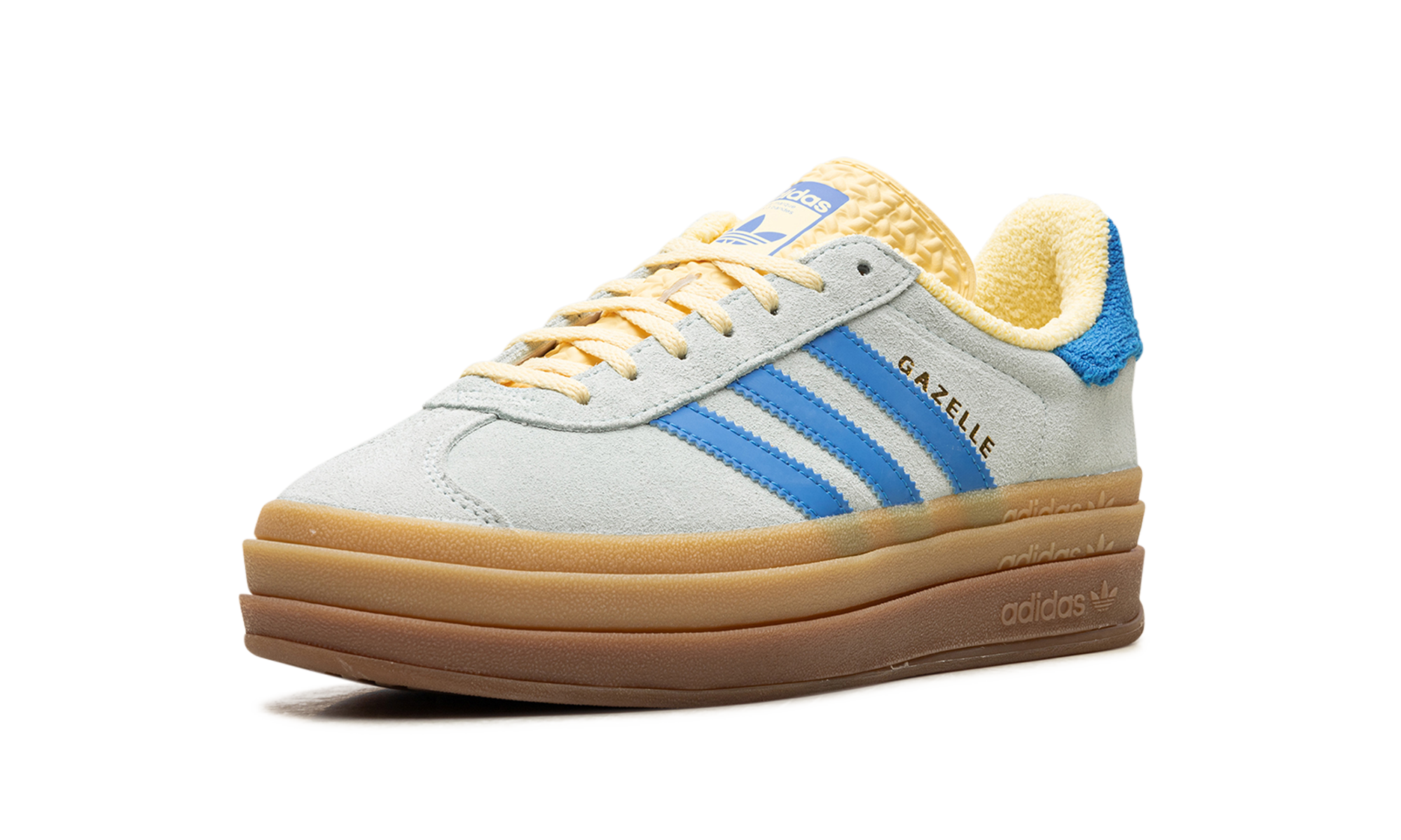 Adidas Gazelle Bold Wmns Almost Blue Yellow IE0430
