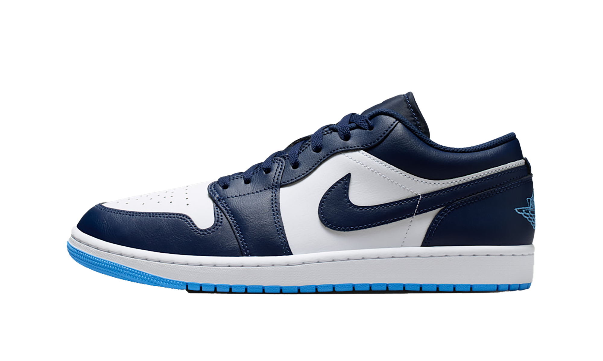 Air Jordan 1 Low Midnight Navy / University Blue 553558 404