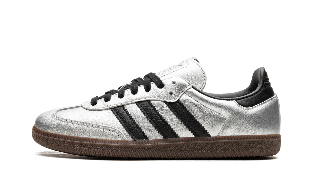 Adidas Samba OG WMNS Silver Metallic Black Gum JI4218
