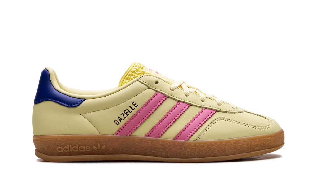 Adidas Gazelle Indoor WMNS Powder Yellow Lucid Pink Royal JI2719