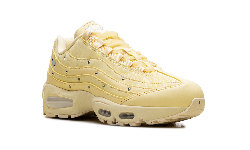Nike Air Max 95 WMNS Soft Yellow Silver Studded IQ3444 722