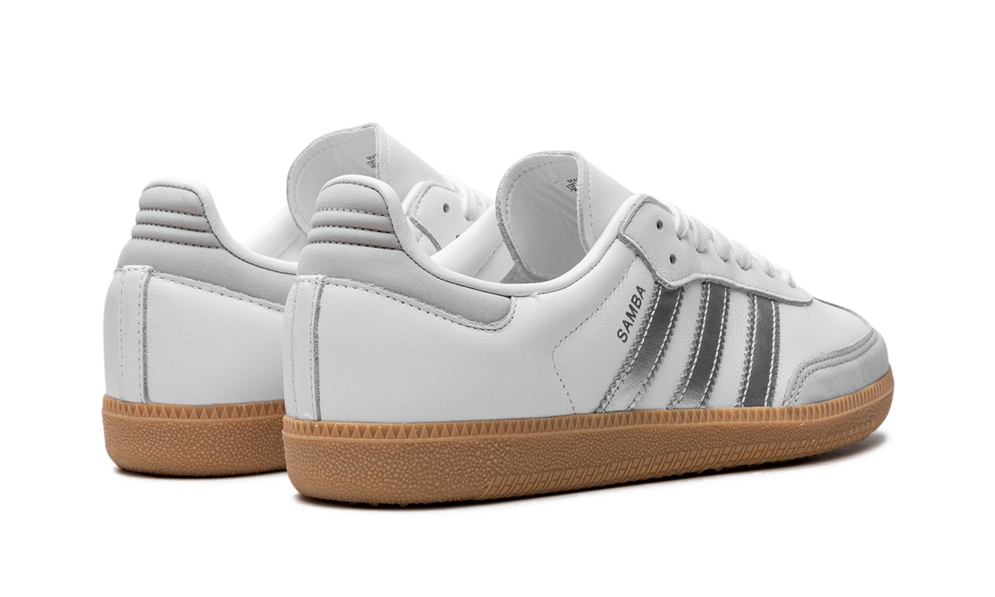 Adidas Samba OG WMNS White Silver Metallic Grey JI2725