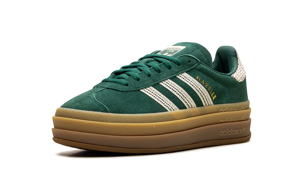 Adidas Gazelle Bold WMNS Collegiate Green White Gold JS3358
