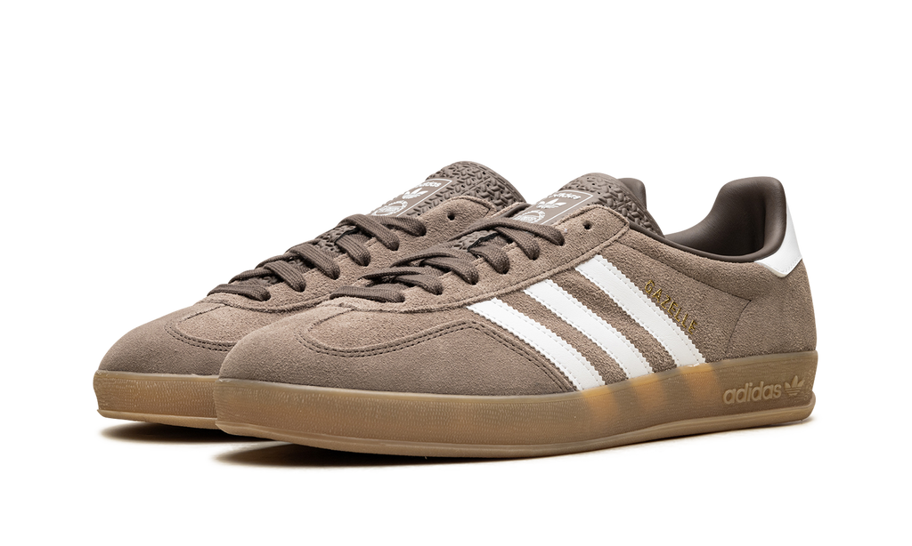 Adidas Gazelle Indoor Earth Strata White Gold Metallic JQ0175