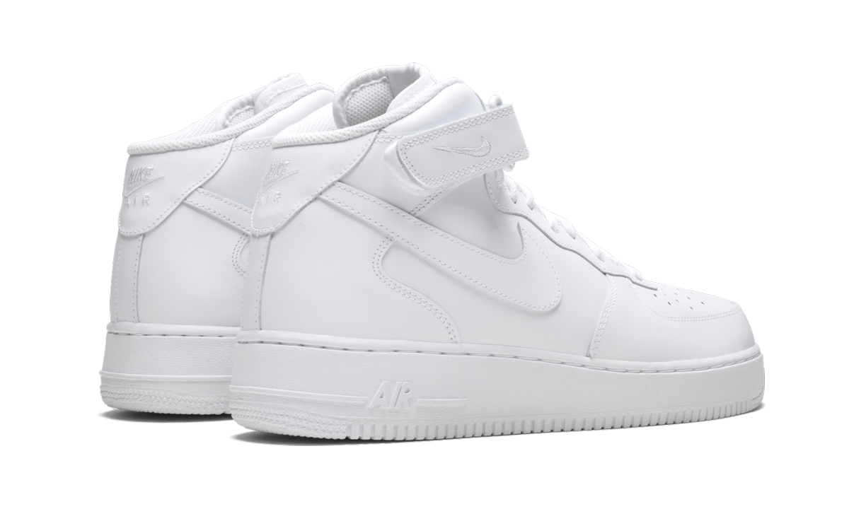 Nike Air Force 1 Mid 07 White on White 315123 111