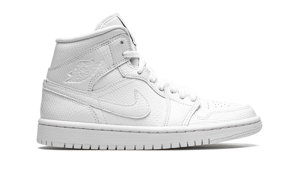 AIR JORDAN 1 MID WMNS White Snakeskin BQ6472 110