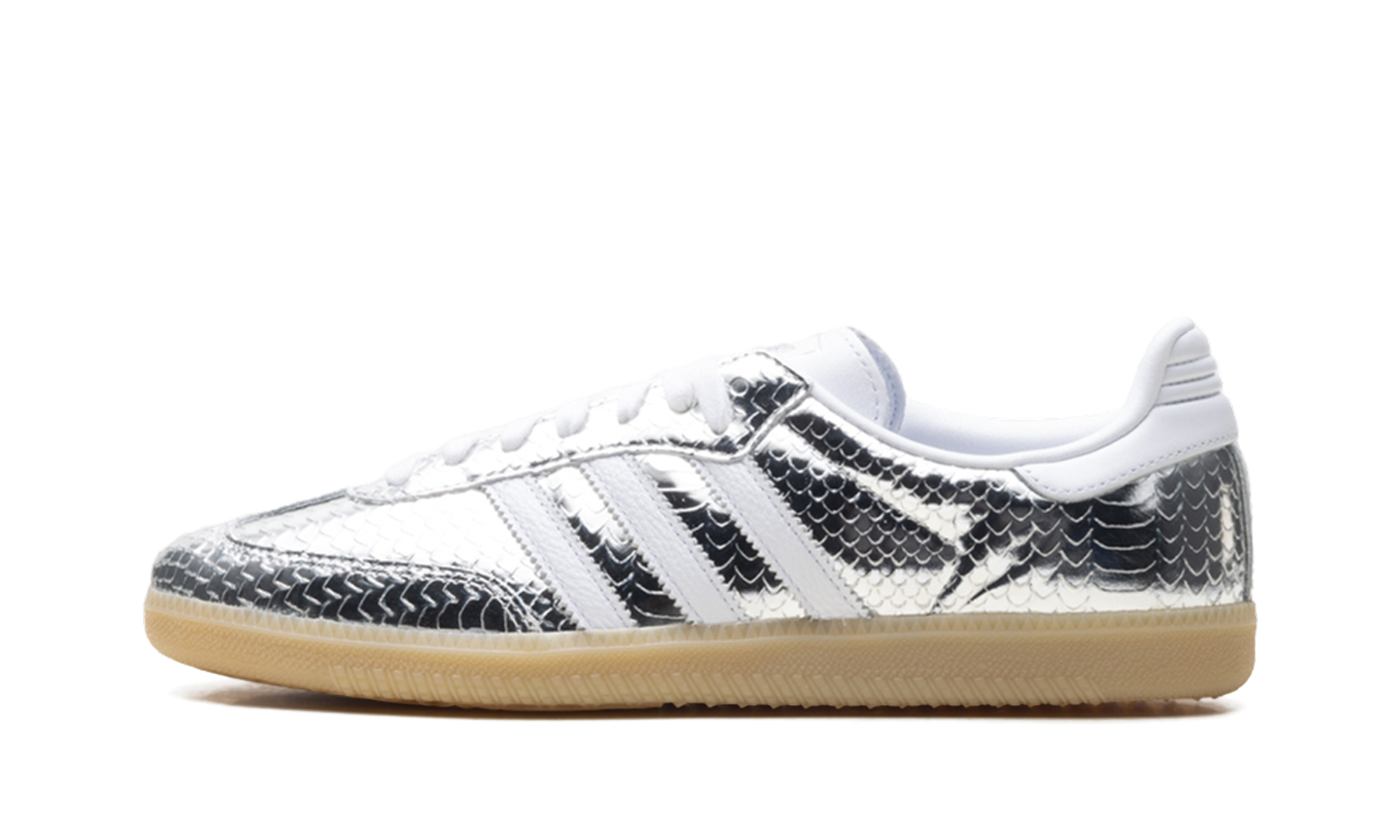 Adidas Adidas Samba OG WMNS Patent Snakeskin Silver Metallic IH9016