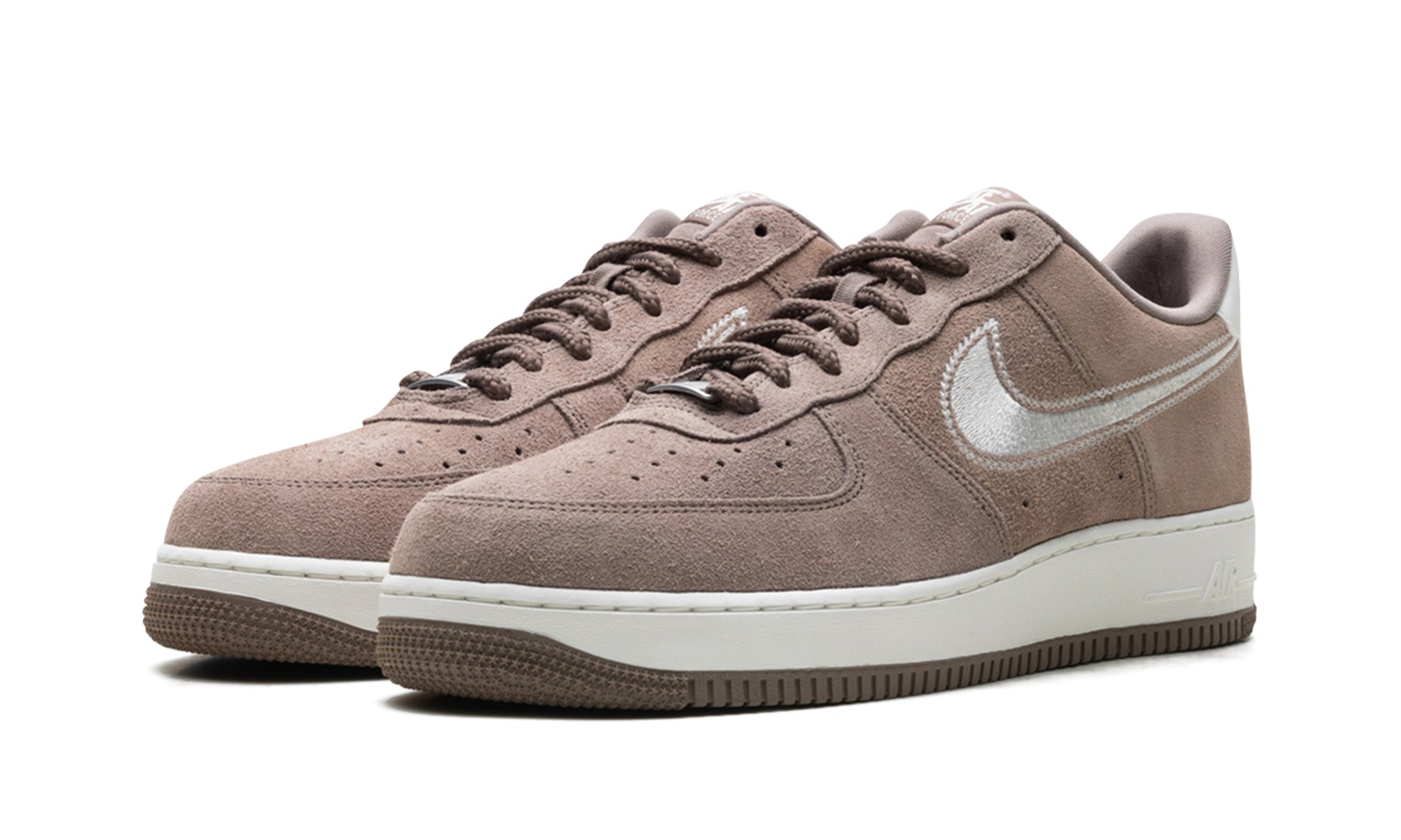 Nike Air Force 1 Low '07 LV8 Mink Brown Embroidered Swoosh HJ4465 200