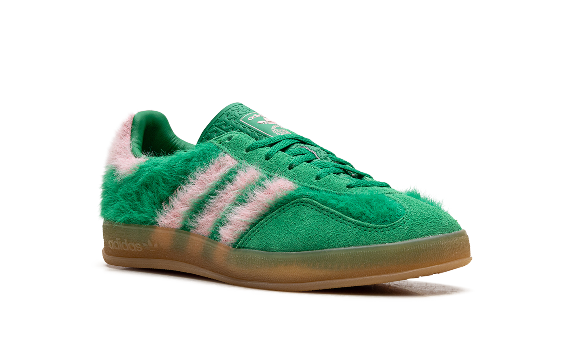 Adidas Gazelle Indoor WMNS Green Glow Pink JP8342