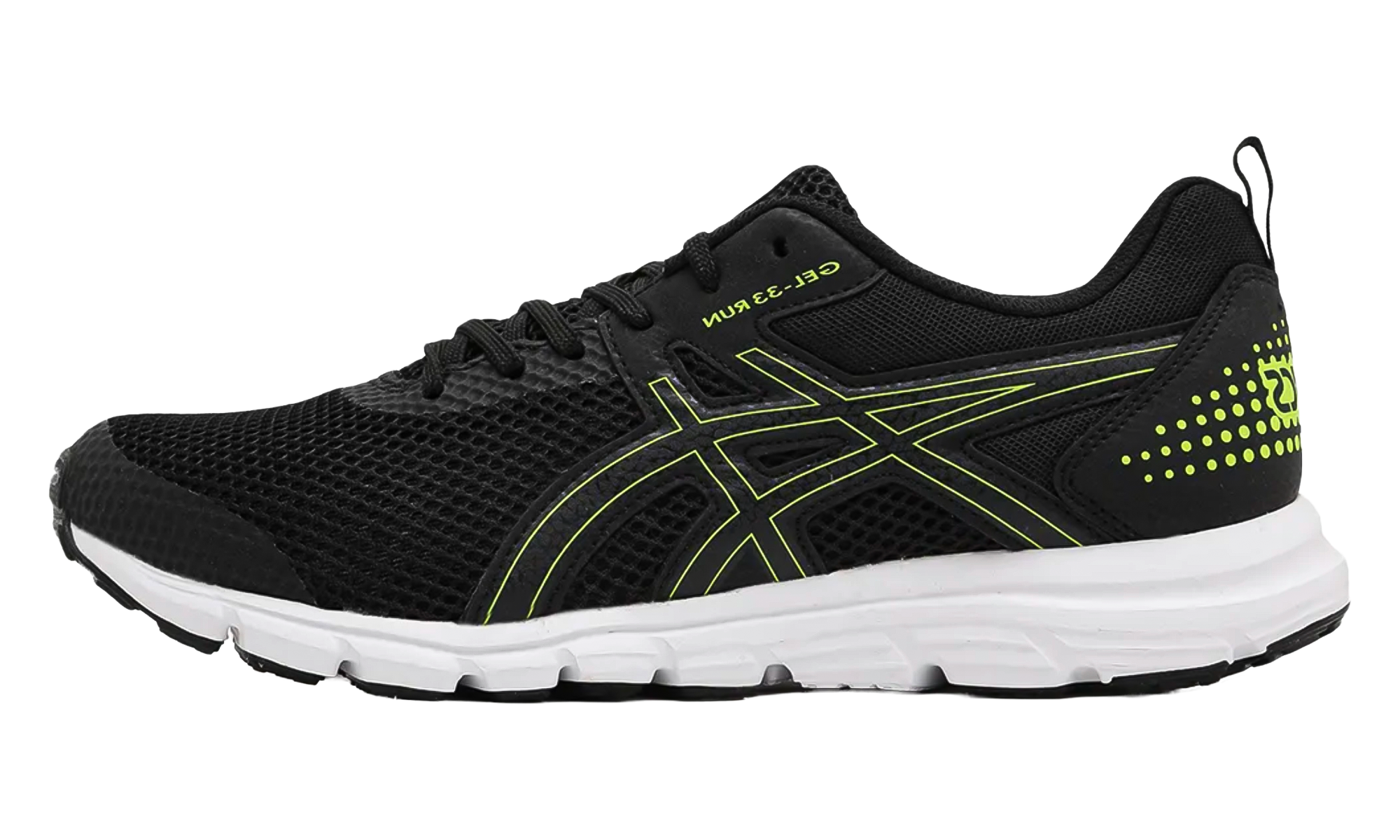 Asics GEL-33 RUN Black / Hazard Green 1011B438 003