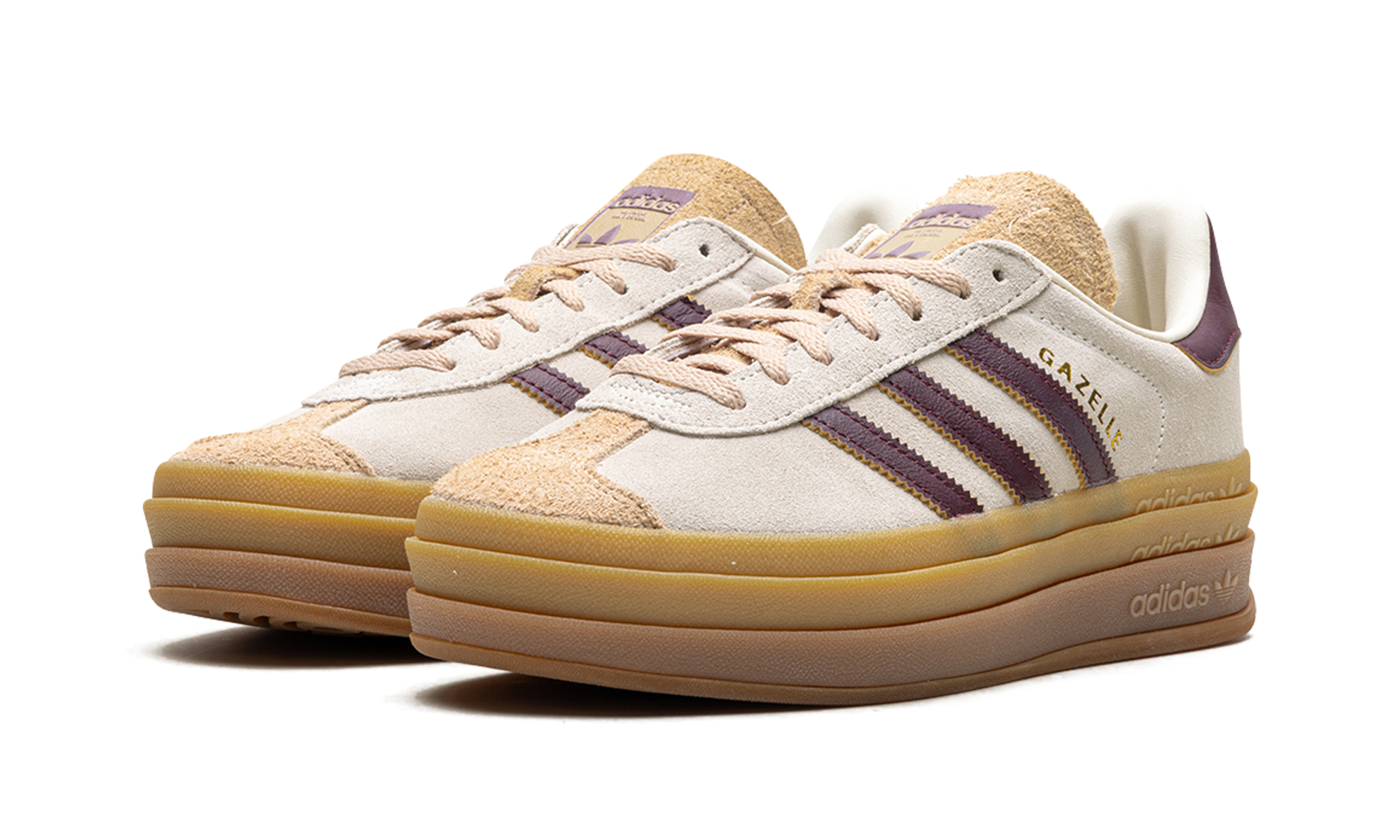 Adidas Gazelle WMNS Cream White Maroon JQ5127
