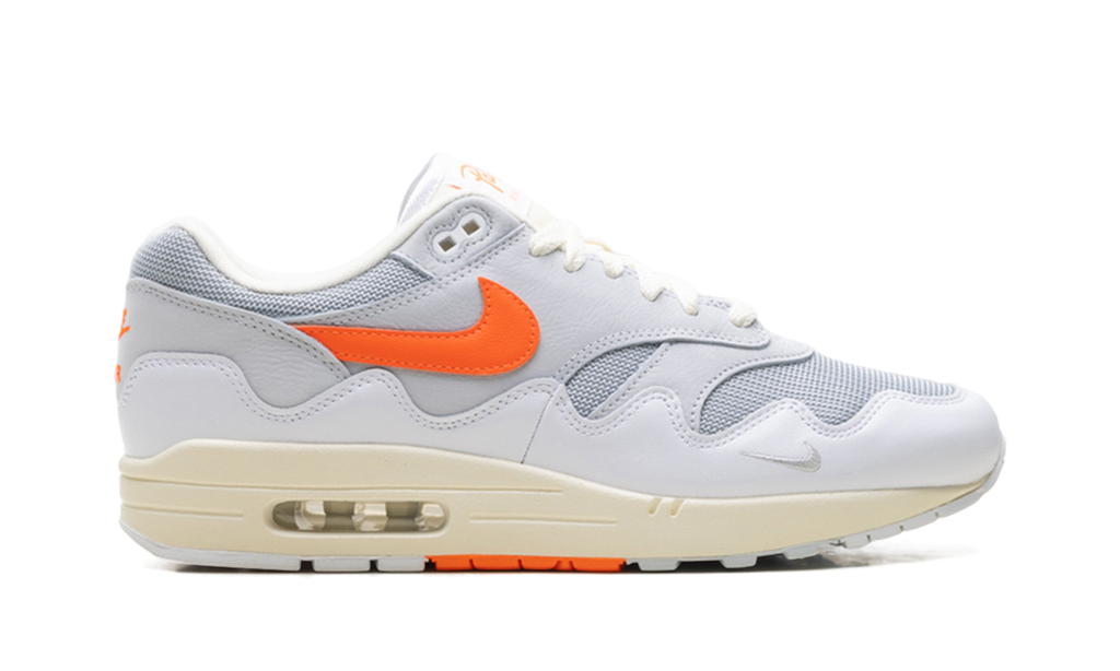 Nike Air Max 1 Patta Waves White Hyper Crimson (With Bracelet) II7055 100