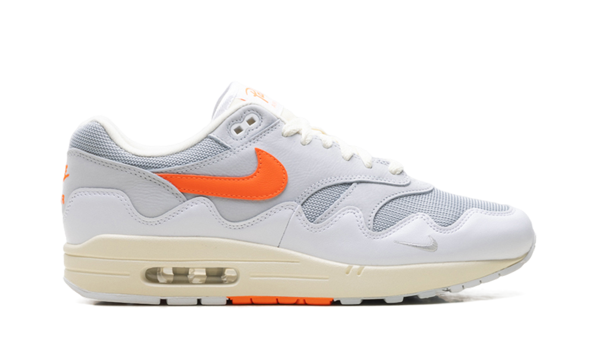 Nike Air Max 1 Patta Waves White Hyper Crimson (With Bracelet) II7055 100