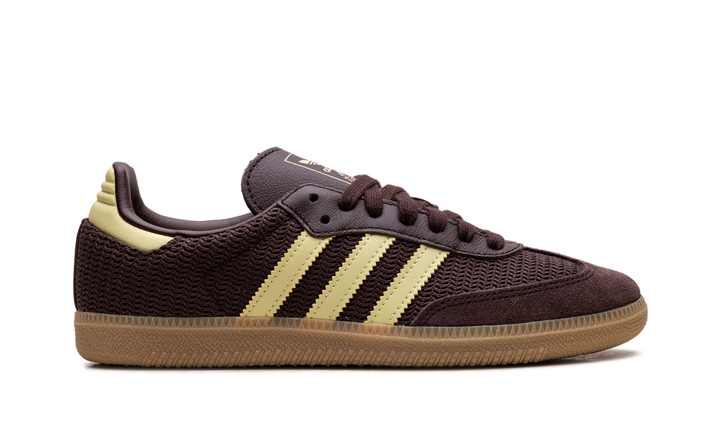 Adidas Samba OG WMNS Shadow Brown Powder Yellow JR8167