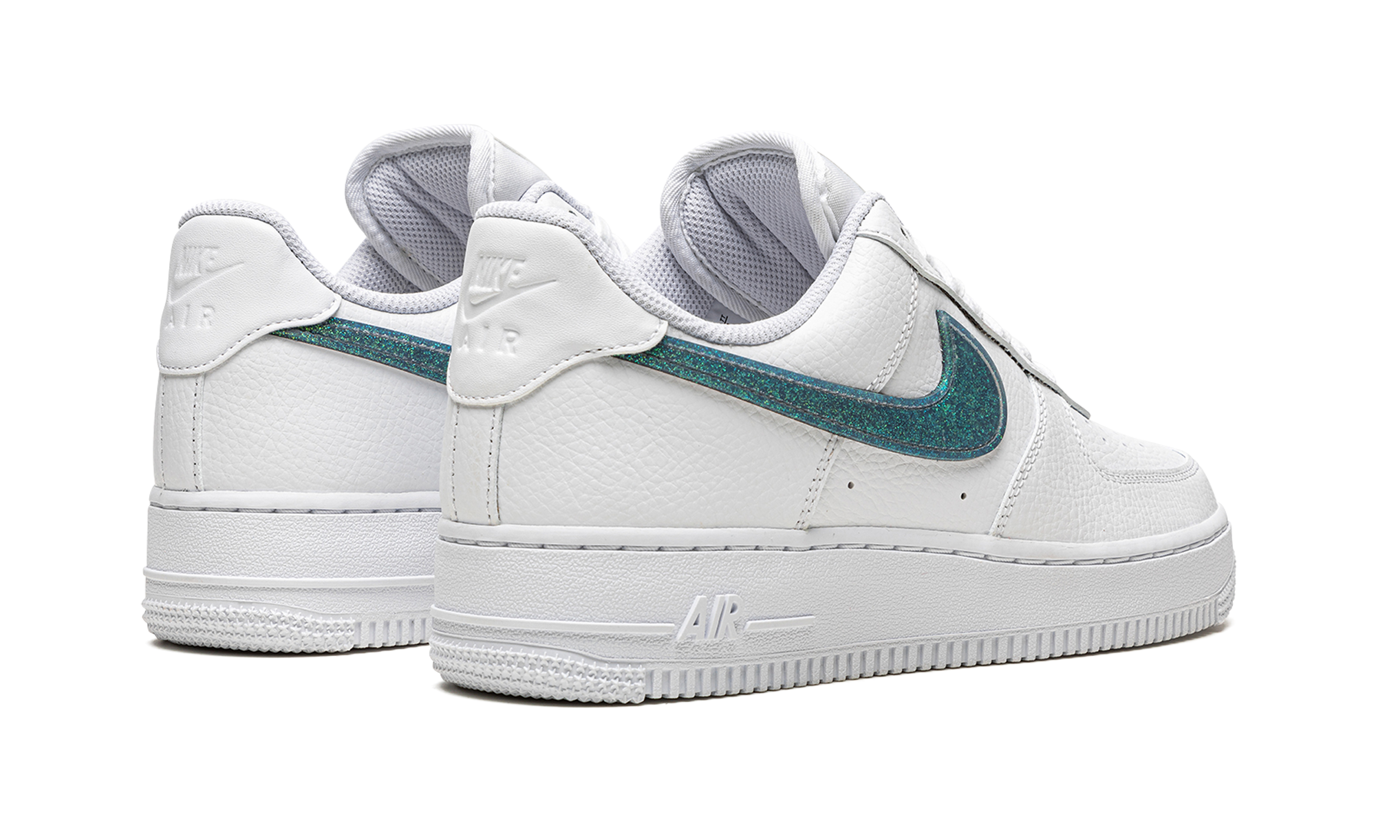Nike AIR FORCE 1 '07 ESS WMNS Glitter Swoosh - Celery DH4407 100