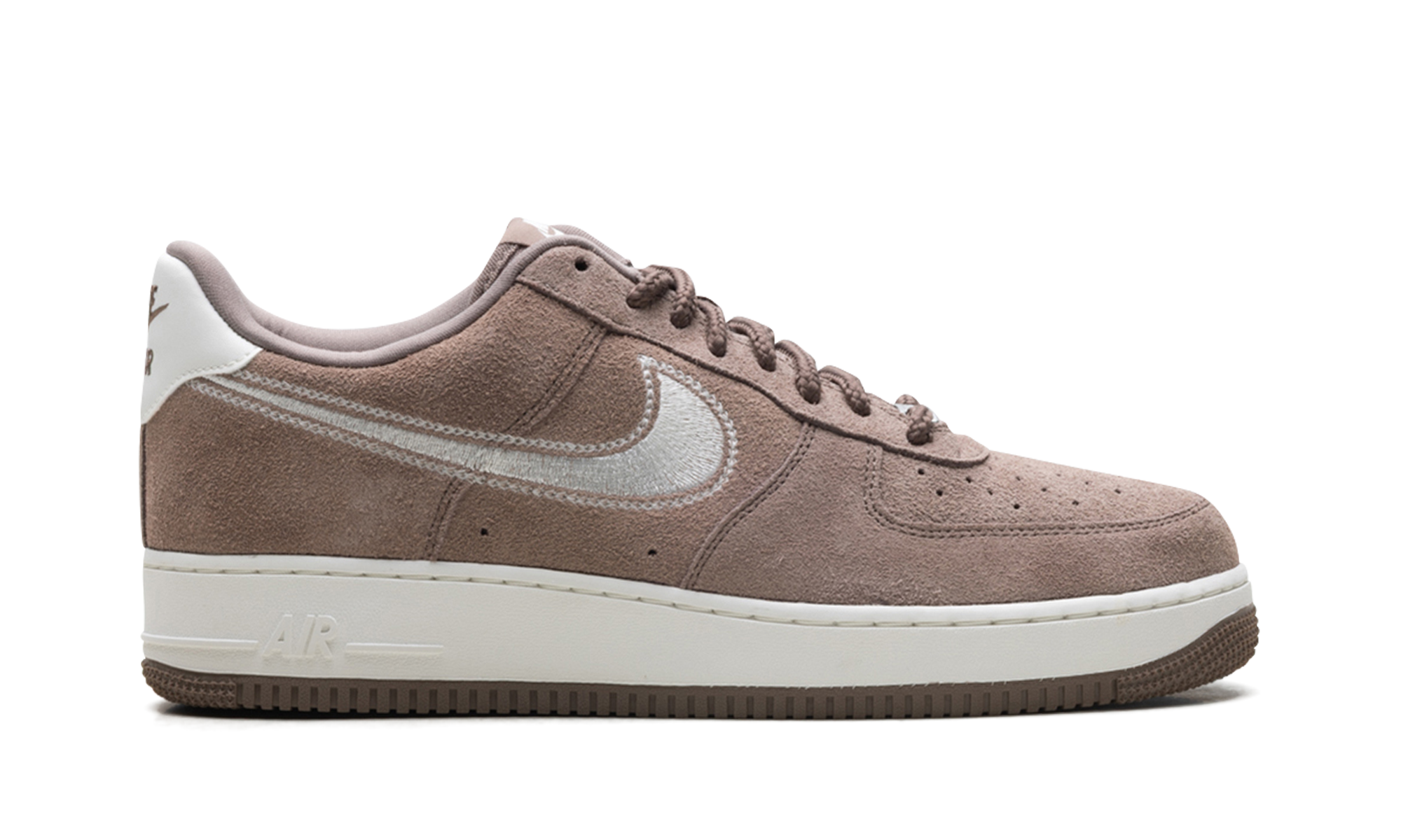 Nike Air Force 1 Low '07 LV8 Mink Brown Embroidered Swoosh HJ4465 200
