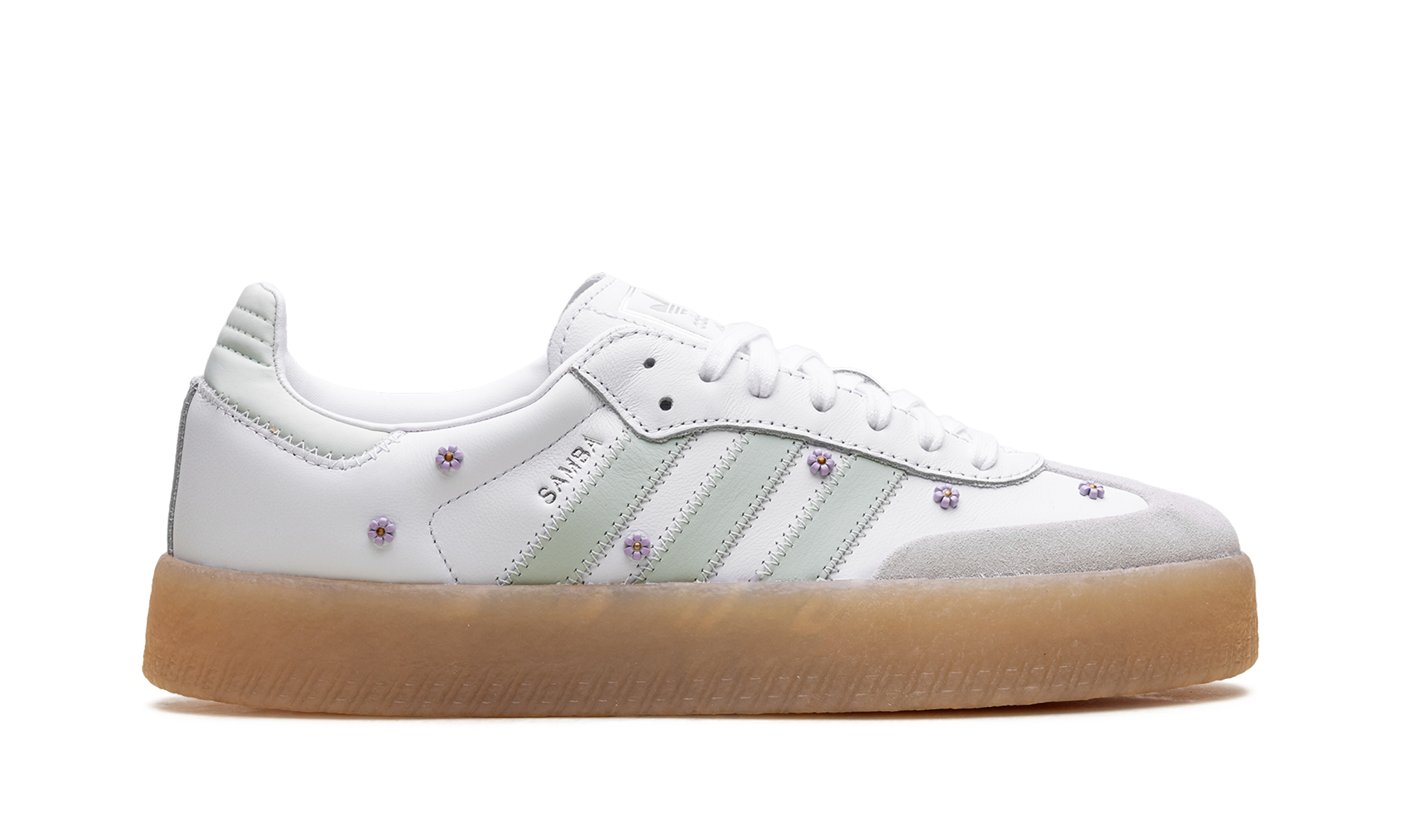 Adidas Sambae WMNS Floral White Linen Green Gum JS3954