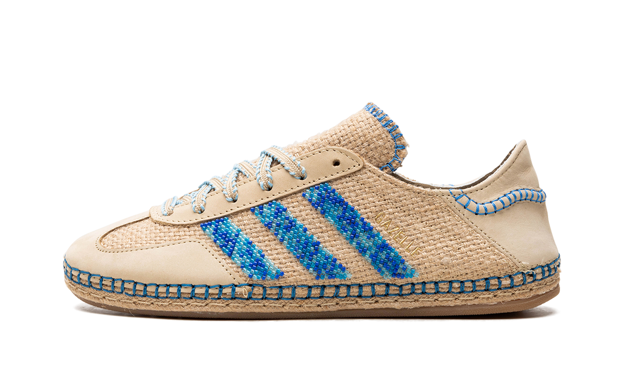 Adidas Gazelle CLOT - Linen Khaki / Light Blue IH3641