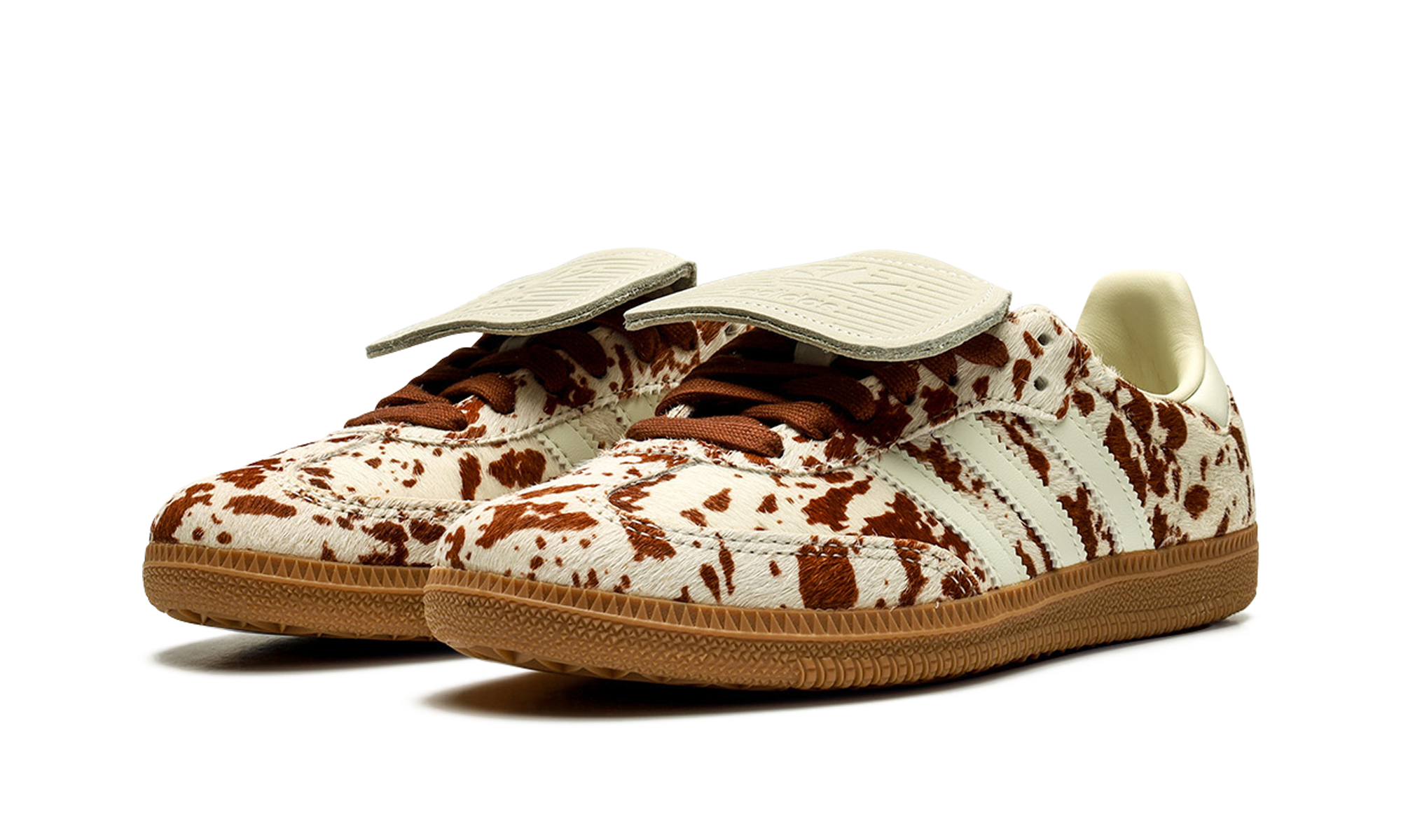 Adidas Samba LT WMNS Cow Print Brown White JS3931