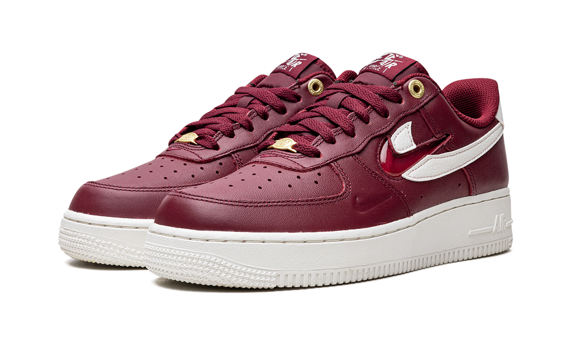 Nike AIR FORCE 1 LO WMNS Logo Pack - Deep Red DZ5616 600