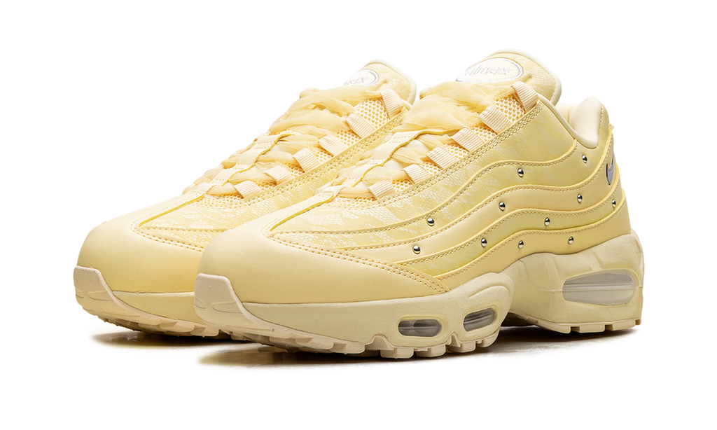 Nike Air Max 95 WMNS Soft Yellow Silver Studded IQ3444 722