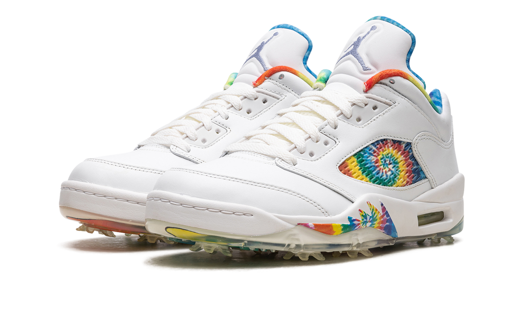 Air Jordan 5 Low Golf Peace, Love, and Golf CW4205 100