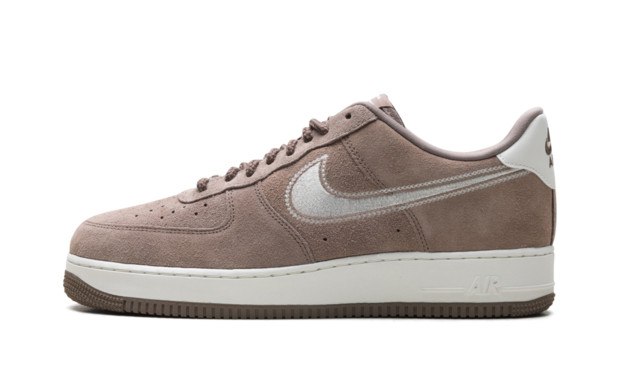 Nike Air Force 1 Low '07 LV8 Mink Brown Embroidered Swoosh HJ4465 200