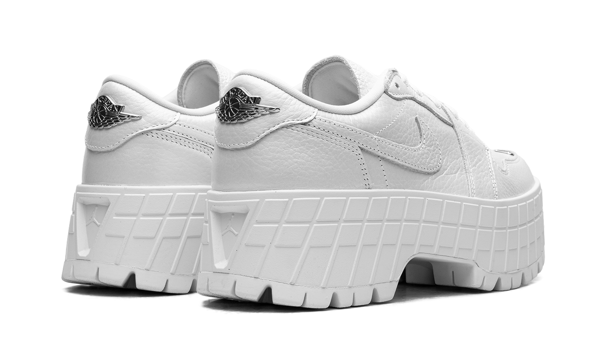 Jordan 1 Brooklyn Low WMNS White Metallic Silver HF3184 100