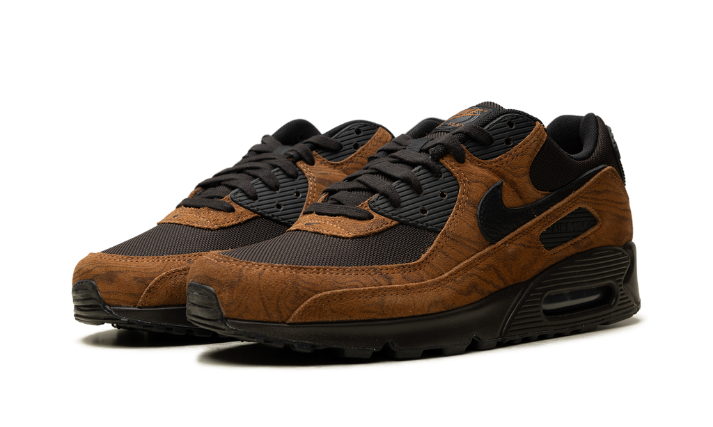 Nike Air Max 90 Premium Light British Tan Velvet Brown IQ0283 281