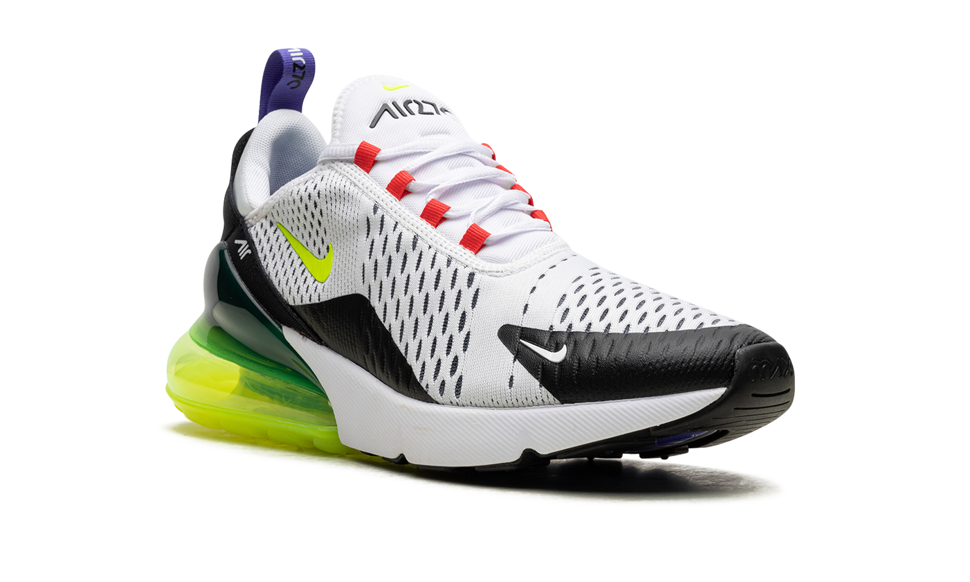 Nike AIR MAX 270 WMNS White Volt Siren Red AH6789 116