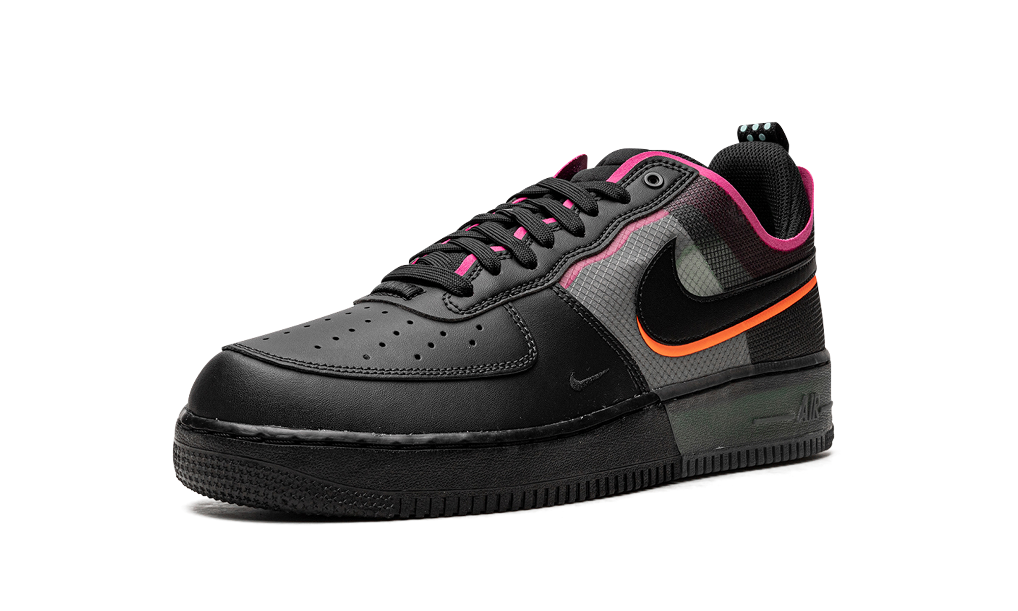 Nike Air Force 1 React Black / Pink Prime DH7615 001