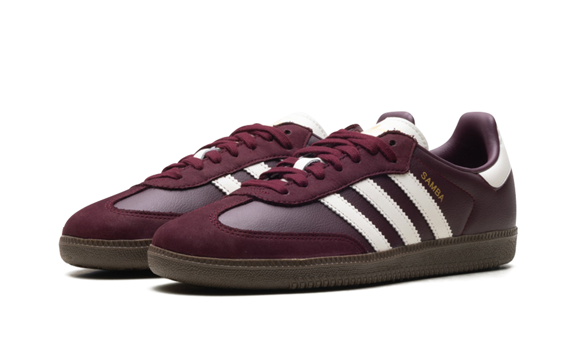 Adidas Samba OG WMNS Maroon Off White Gum JR8844