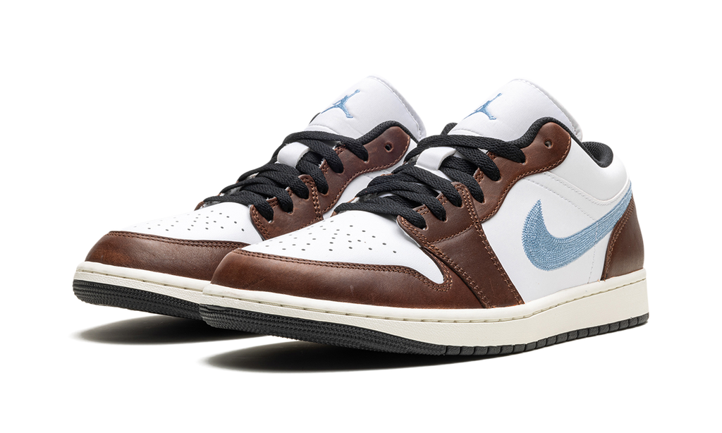 Air Jordan 1 Low SE Embroidered Swoosh - Mocha FQ7832 142